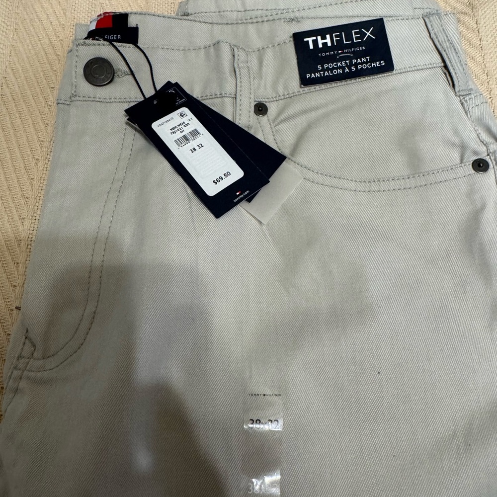 Tommy Hilfiger TH Flex Light Gray Chinos